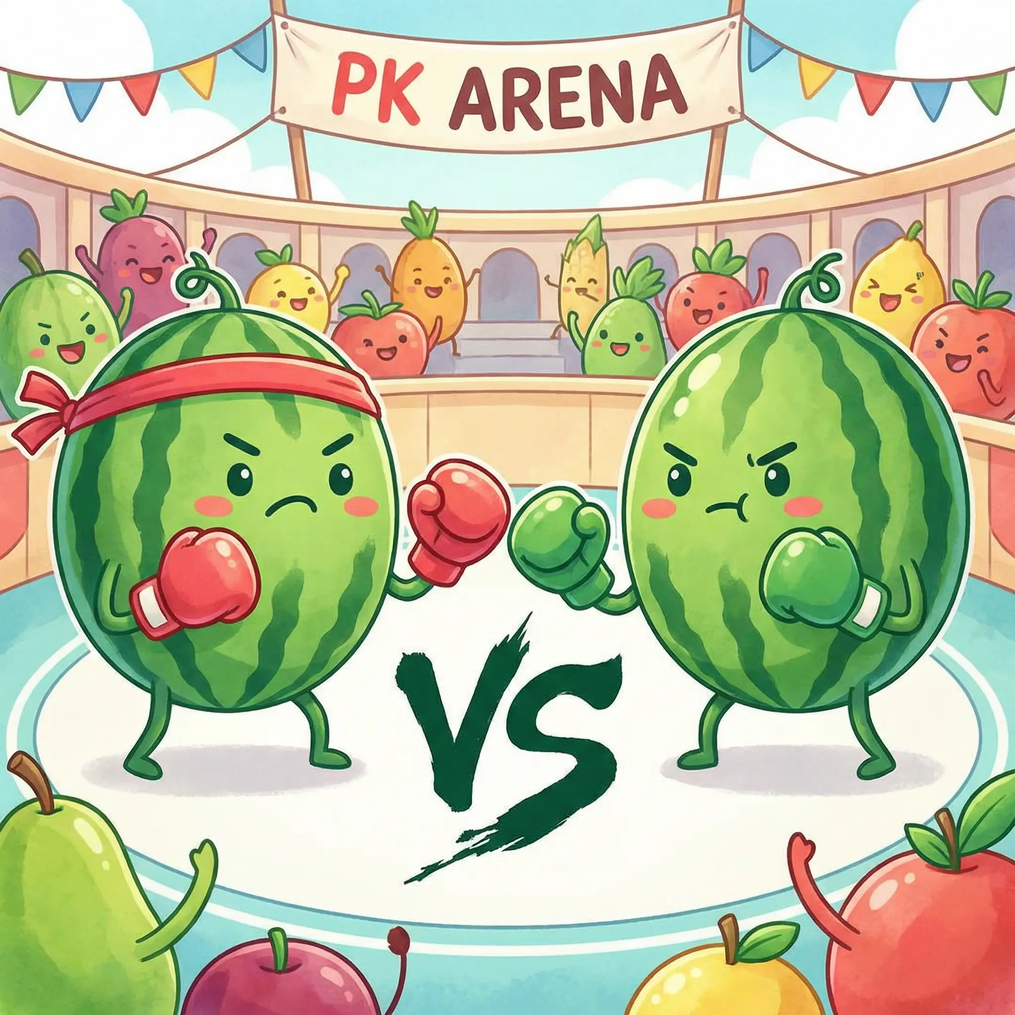 甜度PK对决插画 - 暗网禁区