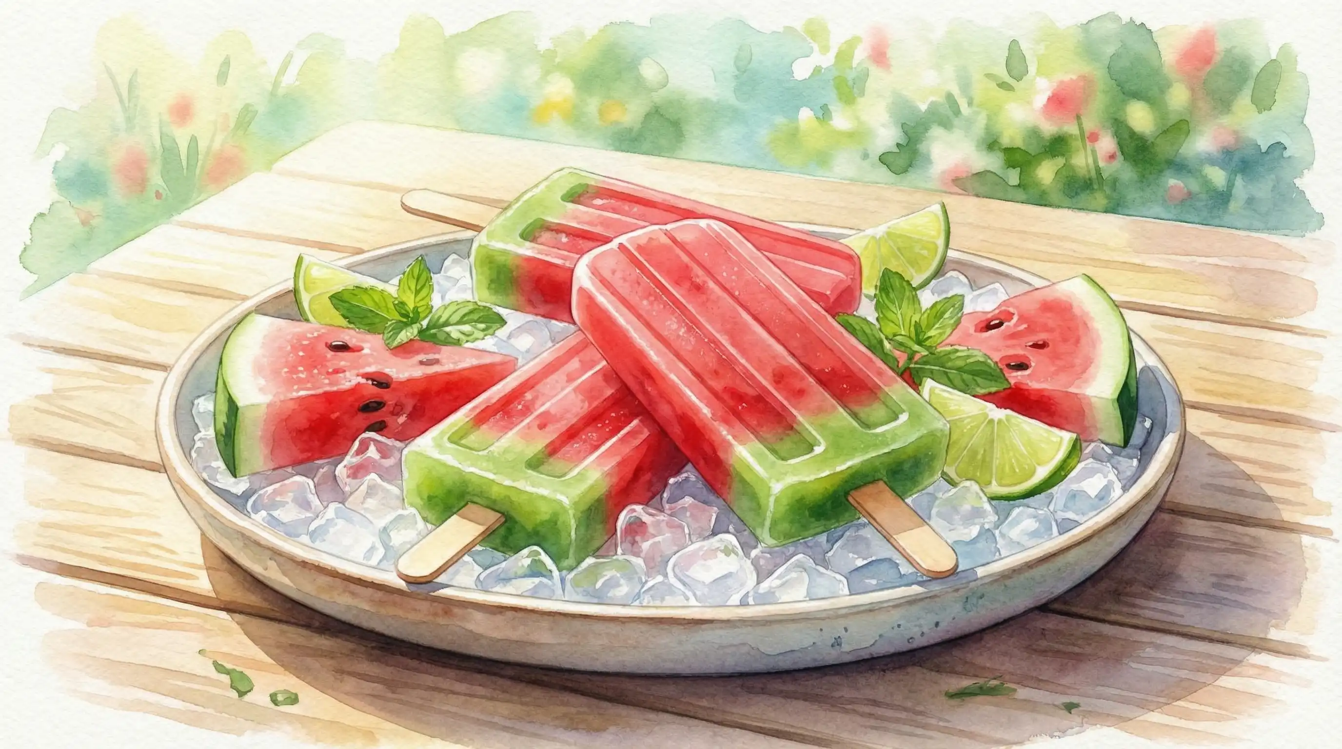 西瓜冰棍夏日甜品 - 暗网禁区